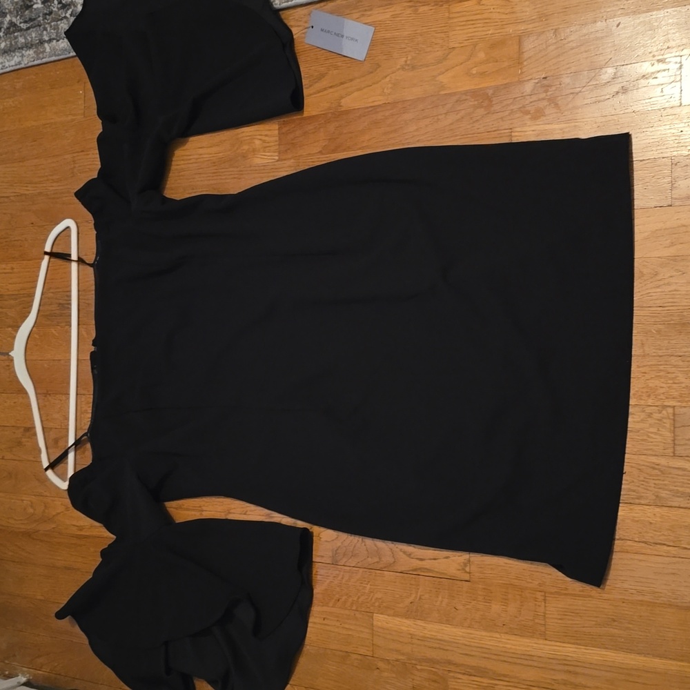 MARC NEW YORK BRAND WOMEN'S BLACK PLUS SIZE FANCY DRESS SIZE 16